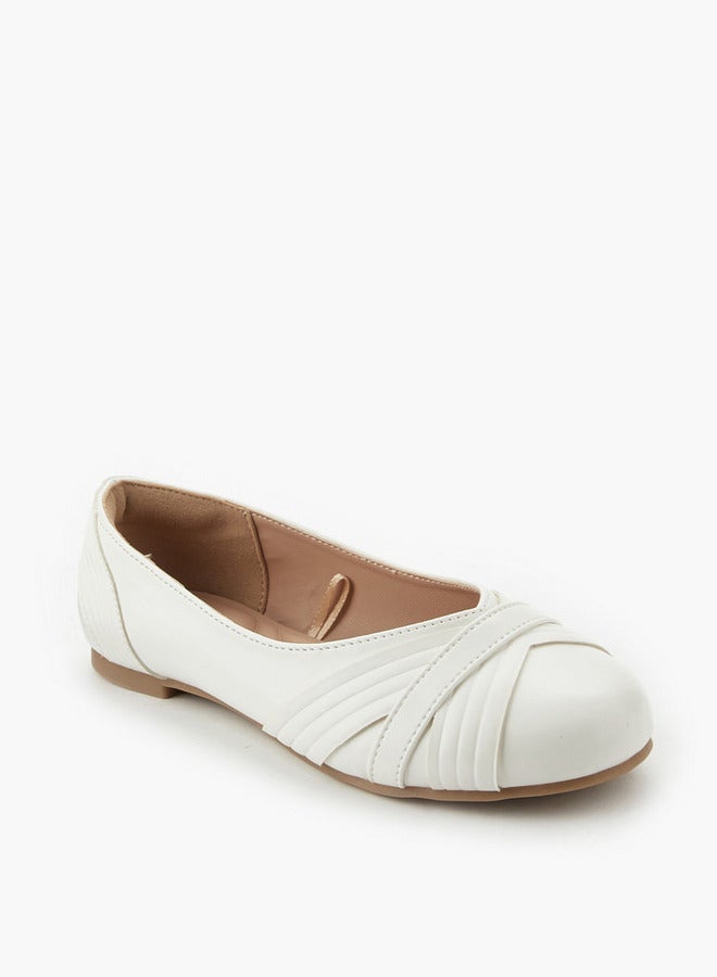 Little Missy Girls Slip-On Ballerina Shoes - Image 1