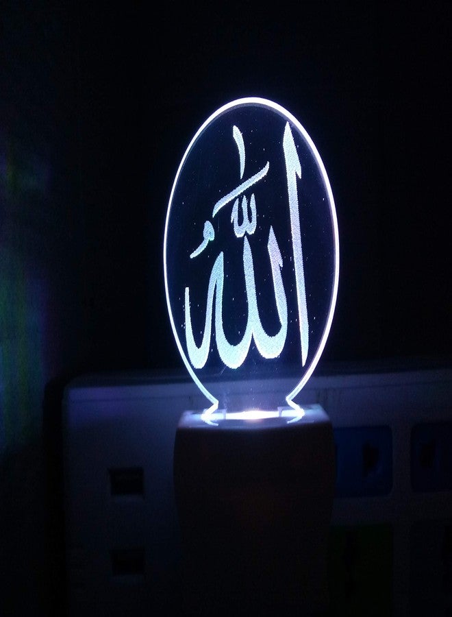 UKANI ® 3D Acrylic Night Lamp with 7 Color Changing Light (Size 3 Inch). - Image 1