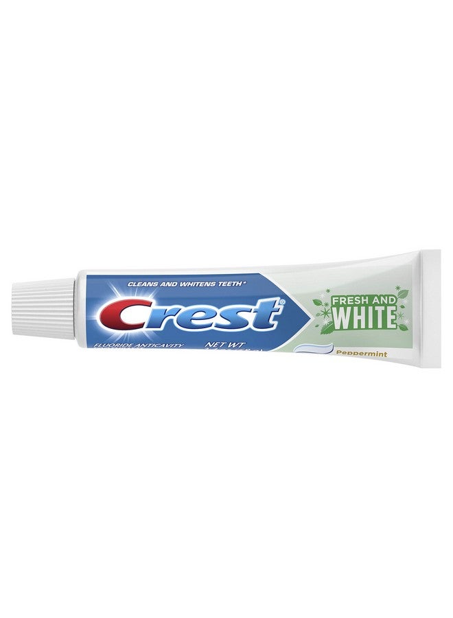 Crest Rest Fresh & White Toothpaste Peppermint Gleem Paste 2.4 Oz - Image 4