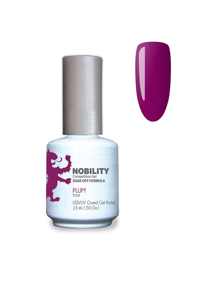 Lechat Gel Nail Polish 15 ml, Long Lasting, Chip Resistant, Requires Drying Under UV Led Lamp Plum Nbgp17