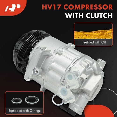 A-Premium Air Conditioner AC Compressor with Clutch Compatible with Ram 1500 2019-2021, 1500 Classic 2019 & Jeep JL Series Wrangler 2020-2023, 3.6L - Image 3