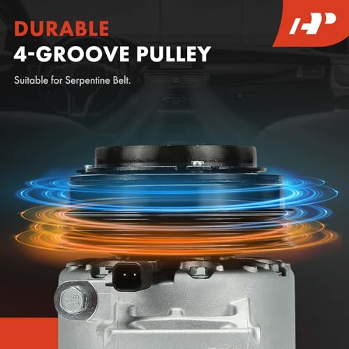 A-Premium Air Conditioner AC Compressor with Clutch Compatible with Ram 1500 2019-2021, 1500 Classic 2019 & Jeep JL Series Wrangler 2020-2023, 3.6L - Image 4