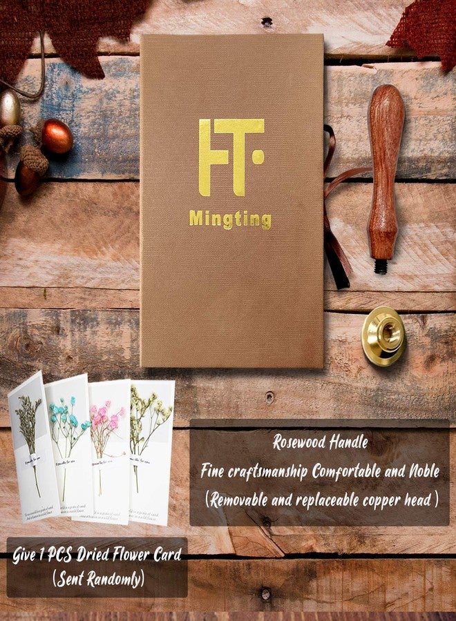 Mingting Wax Seal Stamp Kit,Mingting Vintage Wax Stamp Seal Kit Initial Letters Alphabet (M) - Image 2