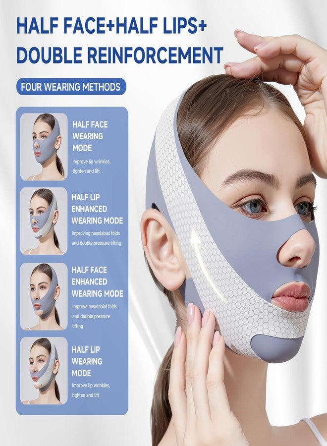PHIXBEAR 2 Pack V Line Lifting Mask with Chin Strap for Sleeping, Reusable Chin Strap for Double Chin for Women, Adjustable Chin Strap, Jaw Exerciser - Image 5