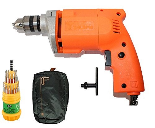 Digital Craft DigitalCraft 10pistol 10 mm Pistol Grip Drill Machine 10 mm Chuck Size Plus Free Jackley Screwdriver Sert and Mini Pocket Bag - Image 1