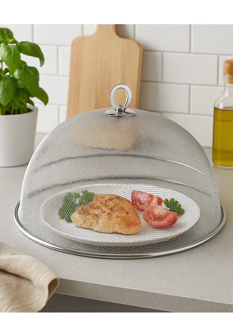 لوفت غطاء طعام شبكي معدني، أغطية شبكية قابلة لإعادة الاستخدام لحماية الطعام من ذباب الفاكهة والحشرات والبعوض للاستخدام الداخلي والخارجي وطاولة المطبخ والنزهات والتخييم - 120344 - Image 1