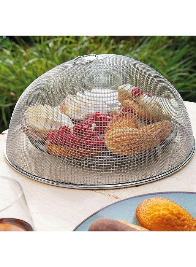 لوفت غطاء طعام شبكي معدني، أغطية شبكية قابلة لإعادة الاستخدام لحماية الطعام من ذباب الفاكهة والحشرات والبعوض للاستخدام الداخلي والخارجي وطاولة المطبخ والنزهات والتخييم - 120344 - Image 2