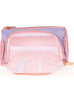 KAUKKO Plump Two Compartment Pencil Bag - Girl - Double Salmon  - Image 2