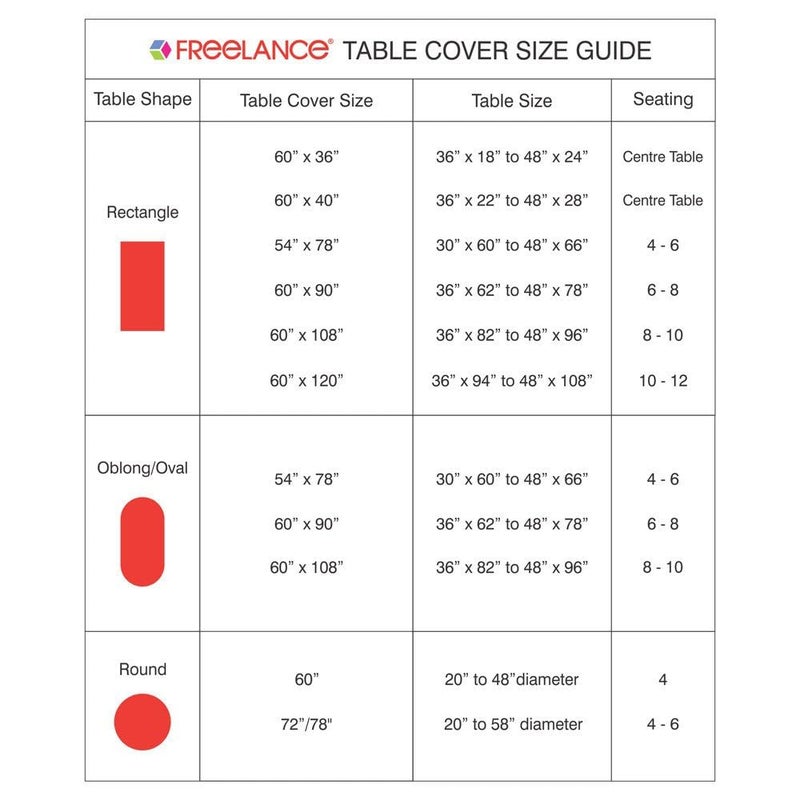 Freelance Waterproof PVC Plastic Bordered 68 Seater Rectangle Dining Table Cover with GoldenLaced Edges 60 X 90 inches Transparent - Image 5