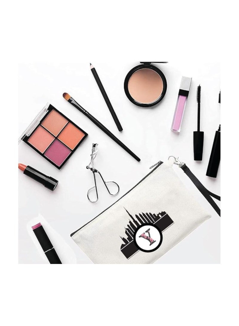 أفق دبي مع حقيبة مستحضرات التجميل الأولية ذات الحروف الأولى - حقيبة مكياج ذات الحروف الأولى - حقيبة مكياج أفق دبي - حقيبة مستحضرات التجميل للمسافرين - Image 2