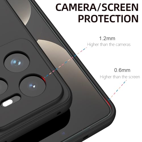 Kapa Matte Protective Lens Flexible Back Cover for Realme GT 7 PRO | Slim Silicone with Soft Lining Shockproof Full Body Bumper Case (Black) - Image 2