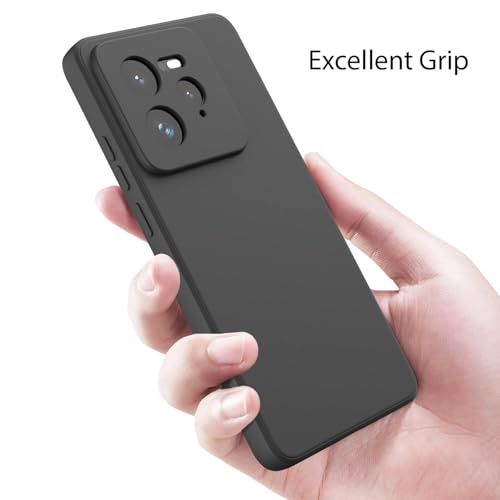 Kapa Matte Protective Lens Flexible Back Cover for Realme GT 7 PRO | Slim Silicone with Soft Lining Shockproof Full Body Bumper Case (Black) - Image 4