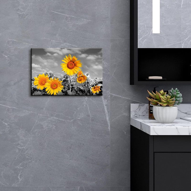 AIYISU Sunflower Canvas Wall Art - Image 3