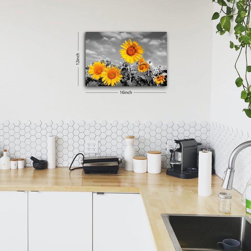 AIYISU Sunflower Canvas Wall Art - Image 4