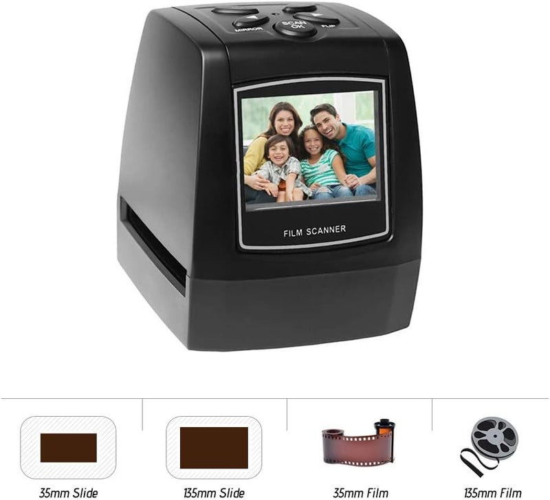 Portable Negative Film Scanner 35mm 135mm Slide Film Converter Photo Digital Image Viewer with 2.4 - Image 4