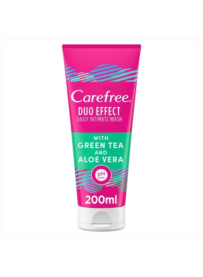 Duo Effect Daily Intimate Cleansing Wash With Green Tea & Aloe Vera 200ml