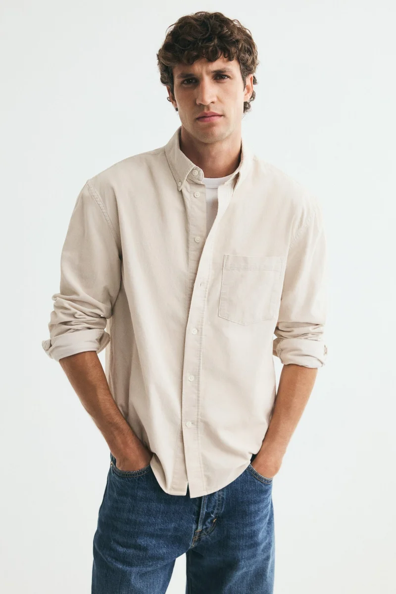 Regular Fit Corduroy shirt