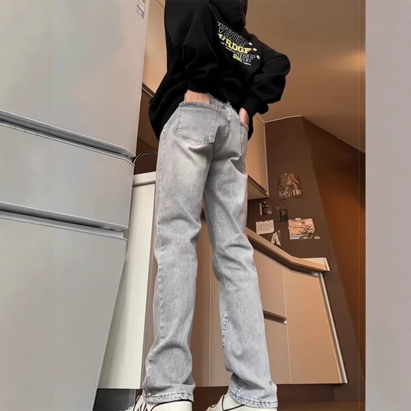 Unisex Casual Daily Denim Jeans - Image 4