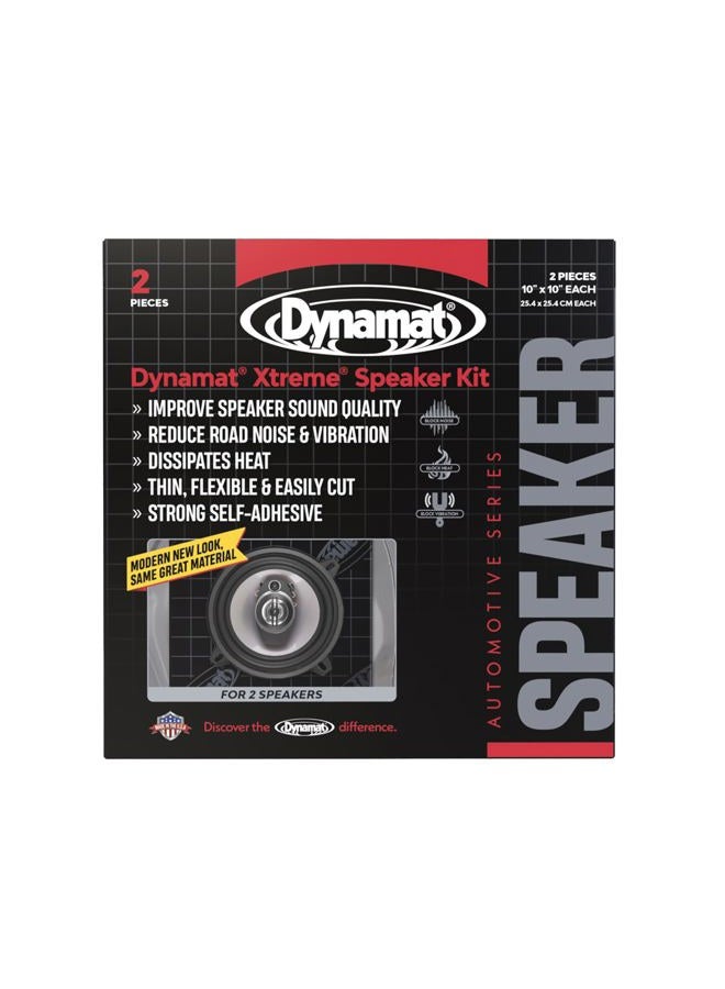 Dynamat 10415 Xtreme Speaker Kit - Sound Deadening and Audio Enhancing, Black - Image 1