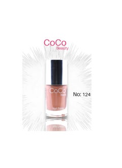 Coco Nail Polish No. 124 Peach Amber 12ml  - Image 2