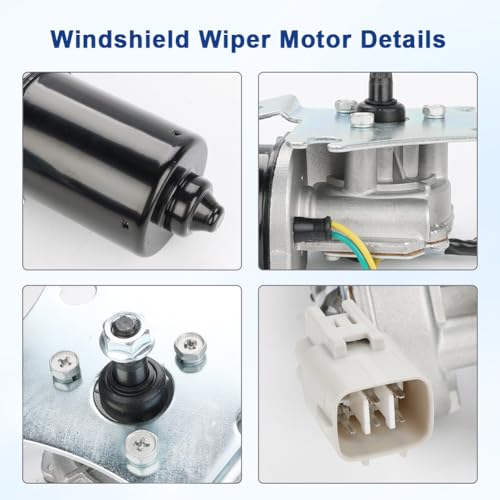 VANJING Front Windshield Wiper Motor Compatible with Toyota Corolla 1993 1994 1995 1996 1997 Windshield Wiper Motor Replacement for 8511012820 8511012830 43-1742 431742 - Image 5