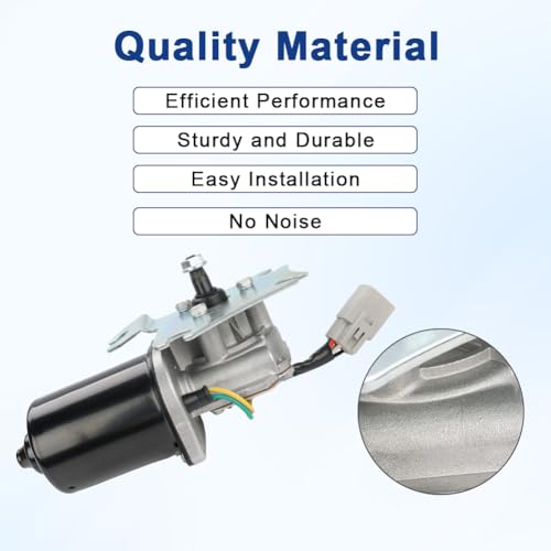 VANJING Front Windshield Wiper Motor Compatible with Toyota Corolla 1993 1994 1995 1996 1997 Windshield Wiper Motor Replacement for 8511012820 8511012830 43-1742 431742 - Image 4