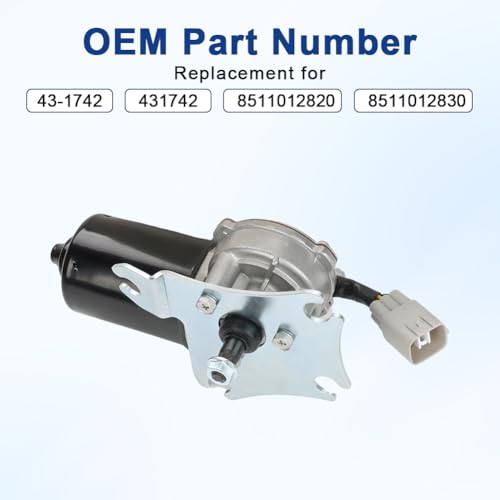 VANJING Front Windshield Wiper Motor Compatible with Toyota Corolla 1993 1994 1995 1996 1997 Windshield Wiper Motor Replacement for 8511012820 8511012830 43-1742 431742 - Image 2