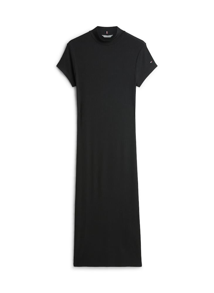 TOMMY HILFIGER Crew Neck Short Sleeve Midi Dress - Image 5