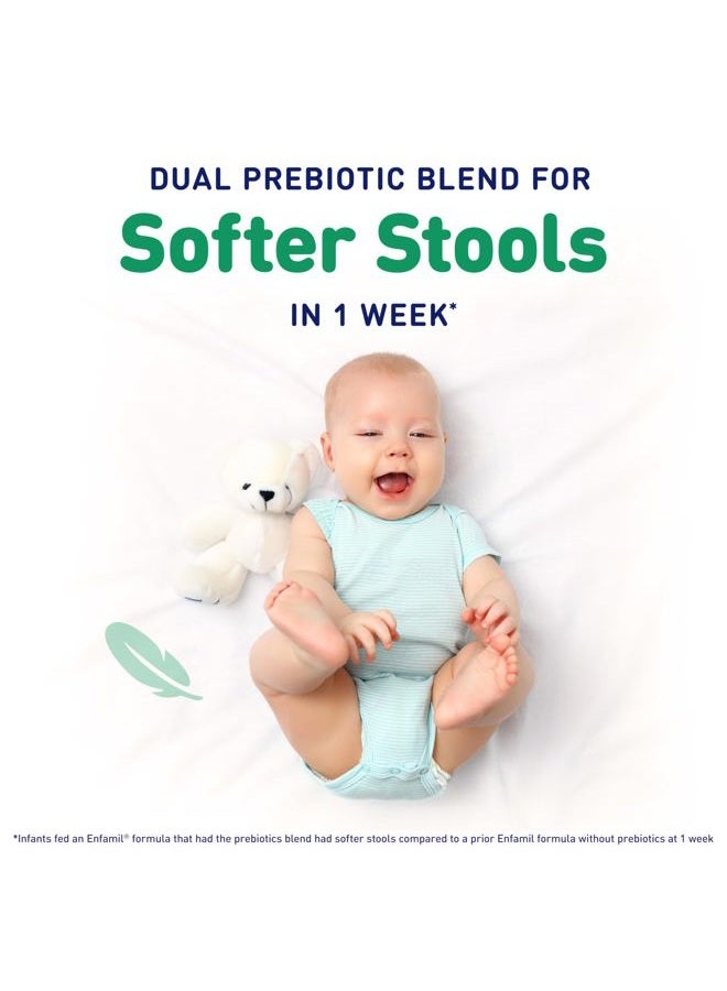 Enfamil تركيبة حليب الأطفال ريجولين، تغذية للأطفال تعتمد على الحليب، بروبيوتيك مزدوج للبراز الناعم والمريح خلال أسبوع من الاستخدام، أوميغا-3 DHA لدعم المناعة، علبة مسحوق قابلة لإعادة الاستخدام، 19.5 أونصة - Image 2