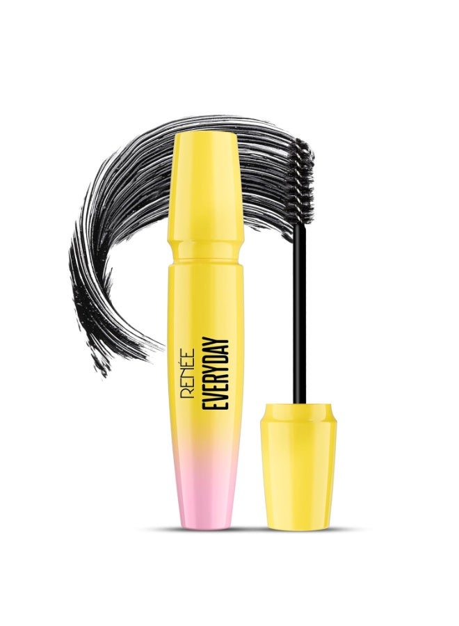 رينيه ماسكارا رينيه اليومية 2X لتكثيف الرموش فورياً، مقاومة للماء | مقاومة للتلطخ والتحويل | لإطالة الرموش | مع فيتامين E | 15 مل - Image 1