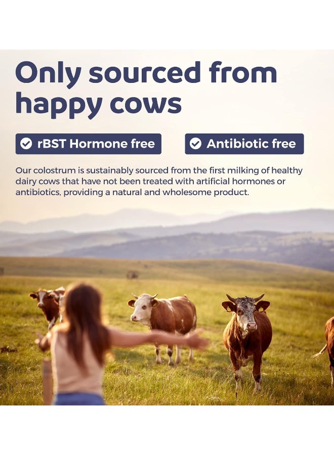 Healths Harmony Healths Harmony Gut Health & Respiratory Health Supplement, Bovine Colostrum-1000mg, 60 Capsules  - Image 5