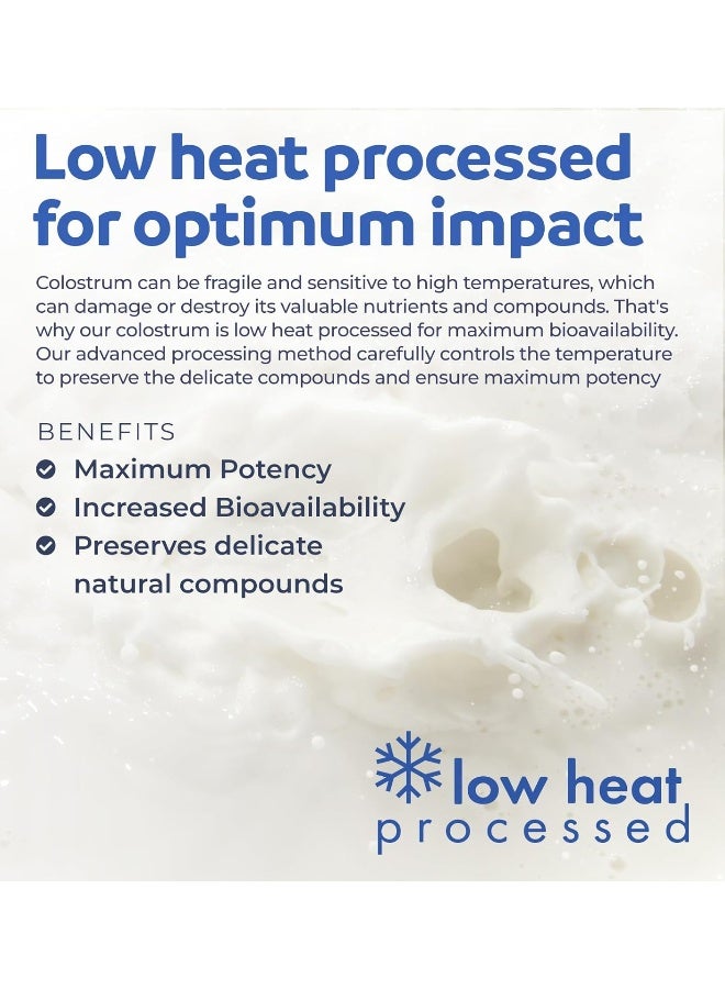 Healths Harmony Healths Harmony Gut Health & Respiratory Health Supplement, Bovine Colostrum-1000mg, 60 Capsules  - Image 4