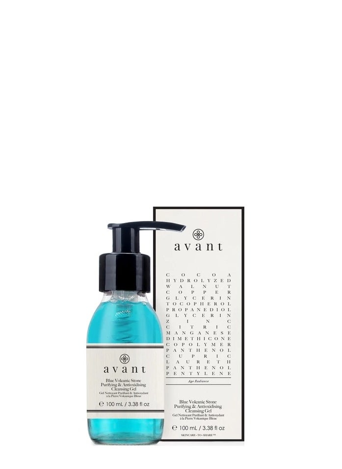 Avant Skincare - AVANT SKINCARE BLUE VOLCANIC STONE PURIFYING & ANTIOXYDISING CLEANSING GEL 100ML - Image 1