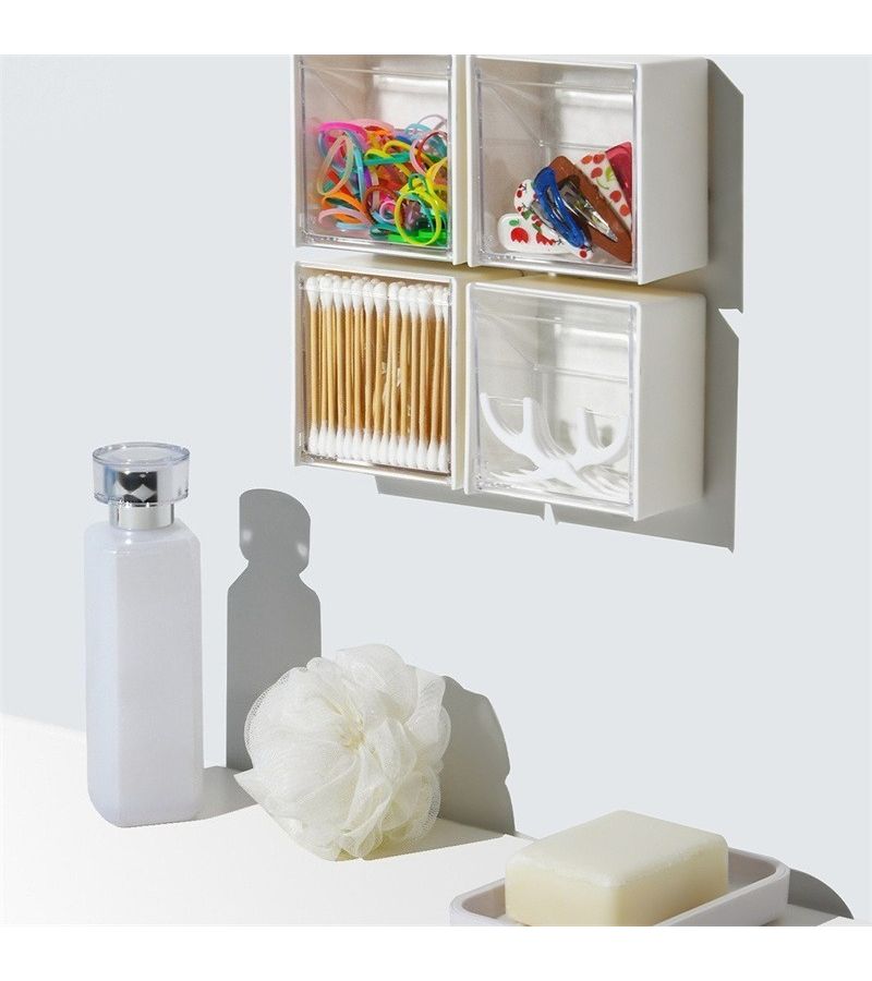 3pcs Bathroom Flip Top Storage Box Household Holder For Pads Toothpicks Swabs Hair Accessories Lipstick - Image 4