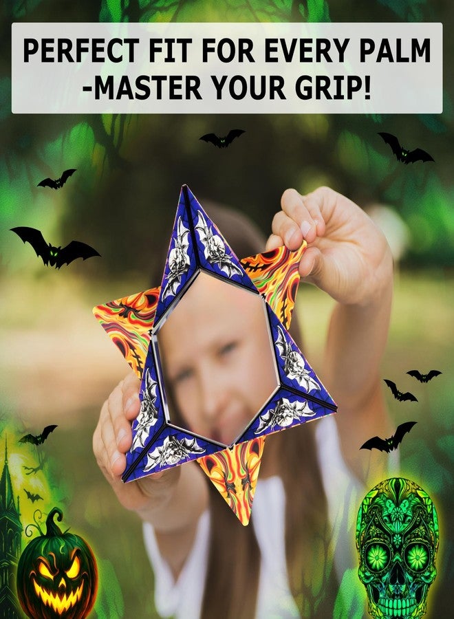 Shashibo Seasonal Halloween - Shape Shifting Box - Award-Winning, Patented Magnetic Puzzle Cube w/ 36 Rare Earth Magnets - Fidget Transforms Into Over 100+ Shapes (Ghastly Jack) - Image 5