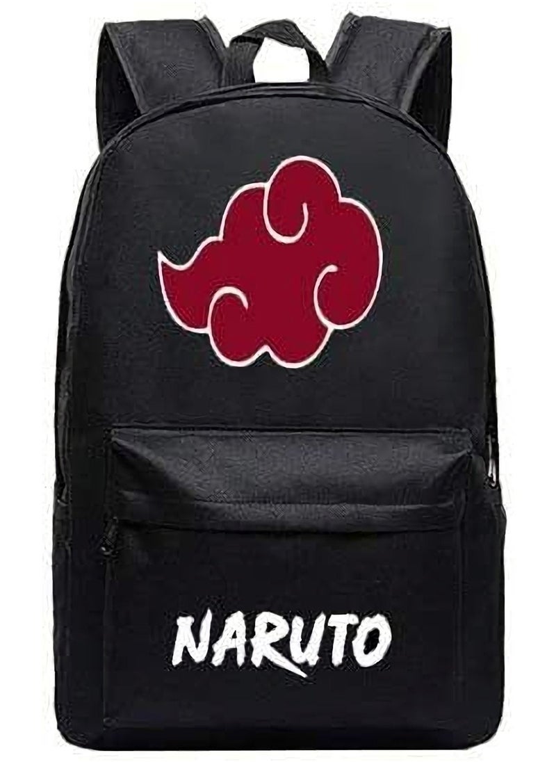 Generic - Unisex Anime Uchiha Sasuke Students Backpack Uzumaki Naruto Casual Preppy School Kakashi Travel Bags - Image 1