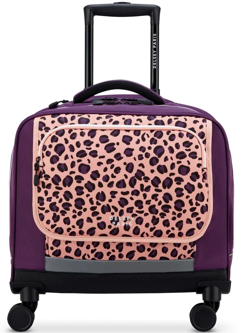 DELSEY Paris BTS 2025 Hard Shell 4-Wheeled Shoulder Bag Trolley – Purple