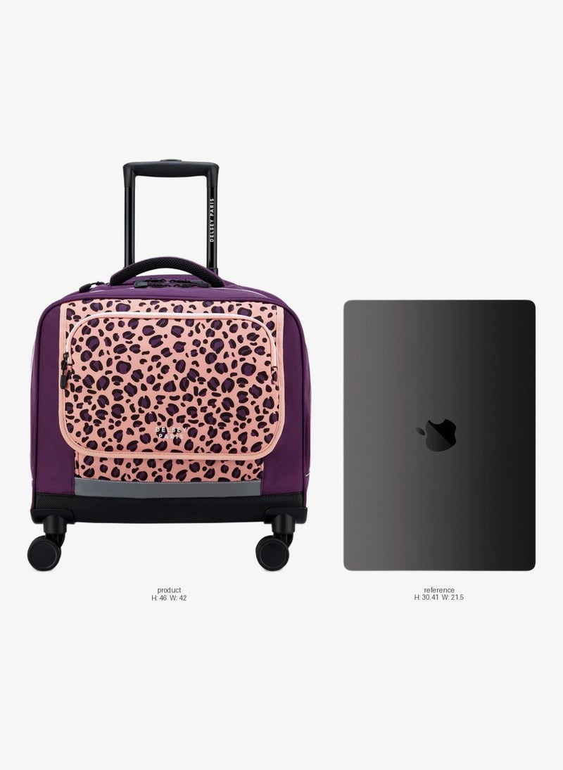 DELSEY Paris BTS 2025 Hard Shell 4-Wheeled Shoulder Bag Trolley – Purple - Image 2
