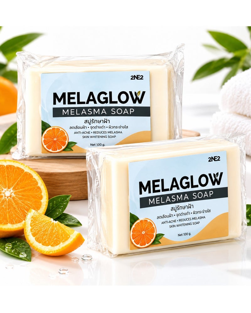 [2 Pieces] Melaglow Soap for Melasma – 100g