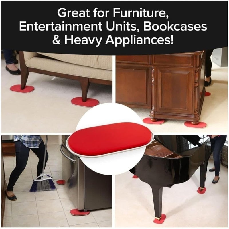 FIROFFY Firoffy Heavy Furniture Sliders Thickened Moving Pads to Protect Floors EasytoUse Furniture Mover for Couches Beds Armoires Safe Efficient Floor Protectors for Home and Office  - Image 2