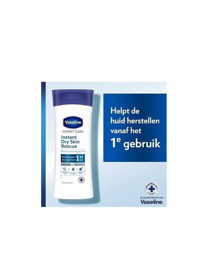 فازلين لوشن الجسم إكسبيرت كير لإنقاذ البشرة الجافة بشكل فوري، إضاءة للبشرة شديدة الجفاف - 1 × 400 مل - Image 3