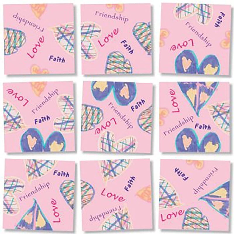 B Dazzle Hearts 9 Piece Scramble Square Puzzle Challenging Brain Teaser for Children AdultsBoosts Cognitive Function Problem Solving - Image 4
