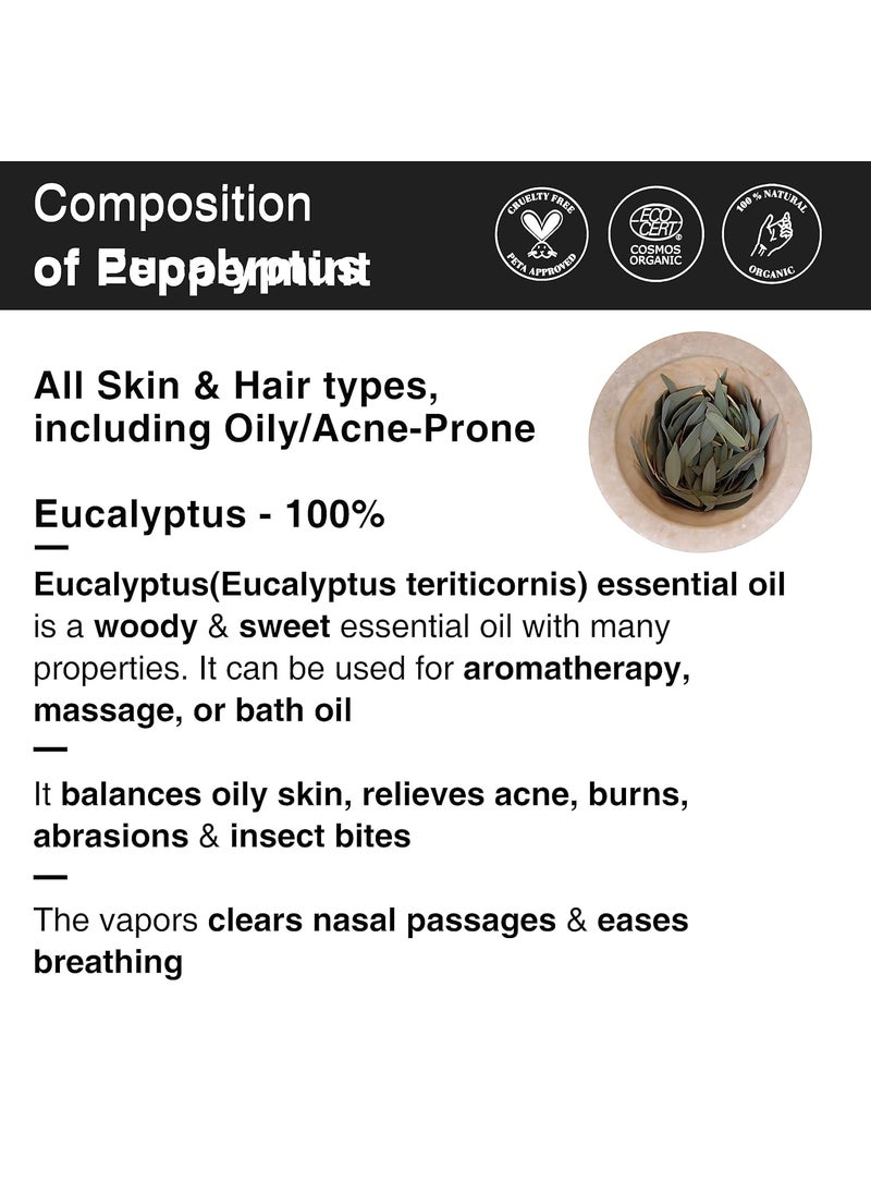 Soulflower Soulflower Essential Oil Eucalyptus  Peppermint for Moisturizing Skin  Hair Steam Inhaler Aromatherapy  100 Pure Natural  Undiluted Essential Oil Pack of 2  - Image 2