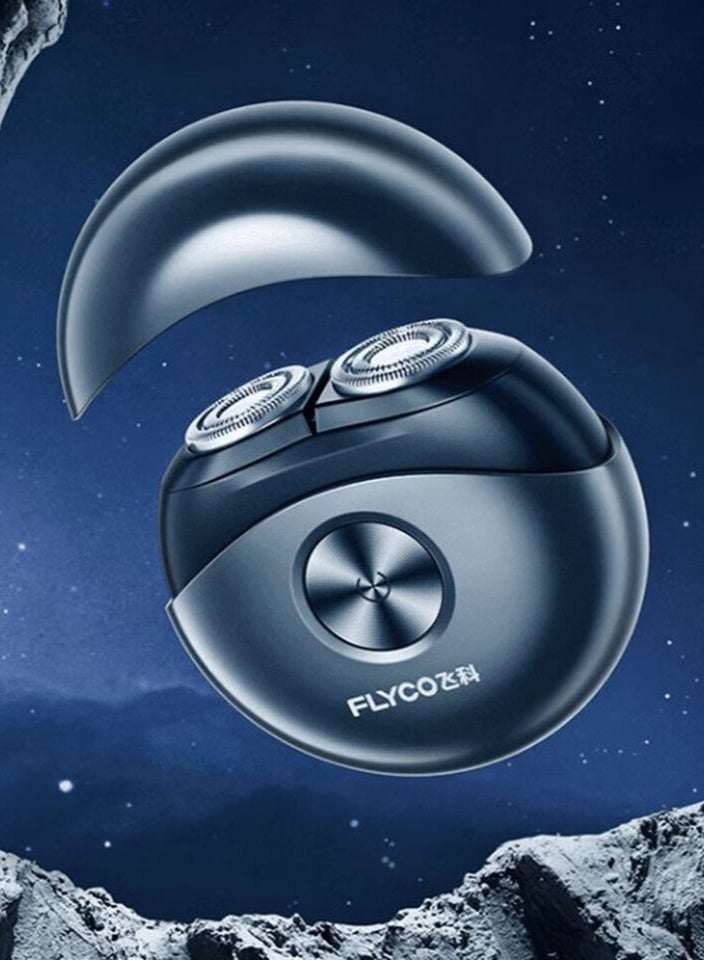 FLYCO Men's Dual Blade Rotate Electric Shaver Mini Portable Home Shaving Razor - FS891 - Image 5