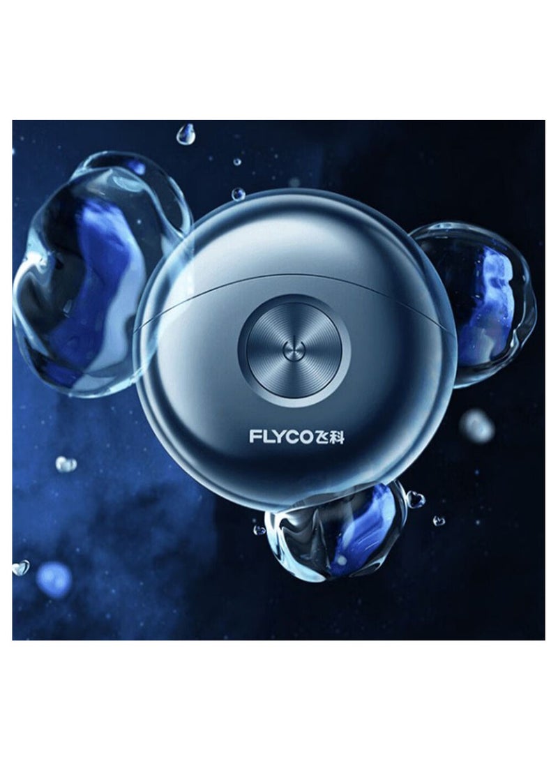 FLYCO Men's Dual Blade Rotate Electric Shaver Mini Portable Home Shaving Razor - FS891 - Image 2