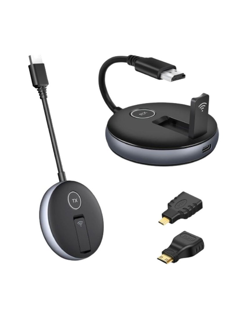 DOCKCASE Wireless HDMI Transmitter and Receiver- Plug and Play Extender Kit, Multi-TV 50M 1TX UP to 1RX  - Image 1