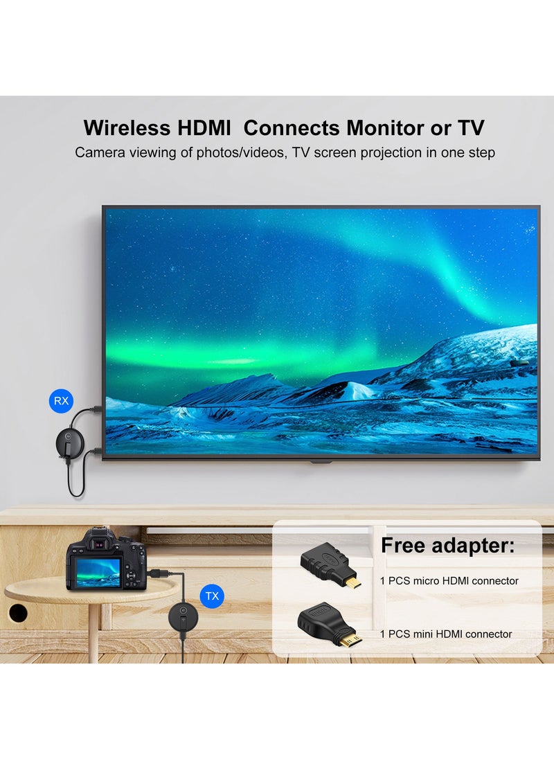 DOCKCASE Wireless HDMI Transmitter and Receiver- Plug and Play Extender Kit, Multi-TV 50M 1TX UP to 1RX  - Image 4