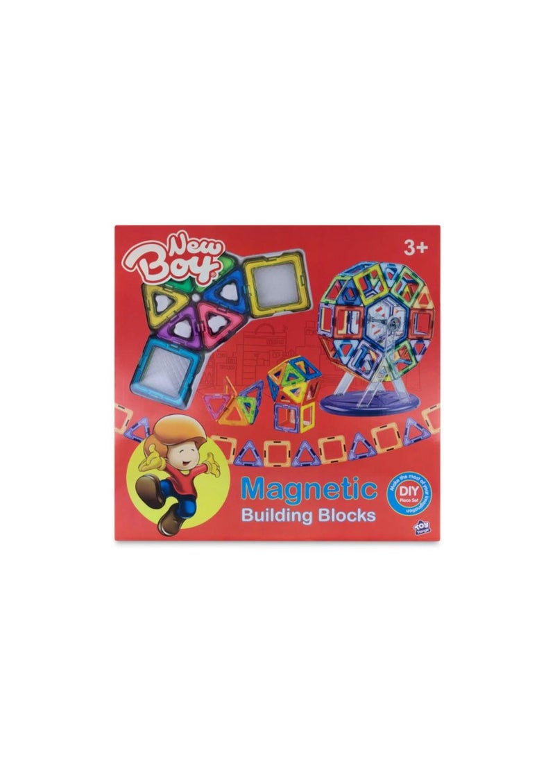 New Boy Magnetic Building Block 66-Pieces