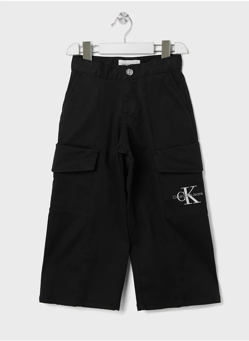 Calvin Klein Jeans Kids Essential Cargo Pants