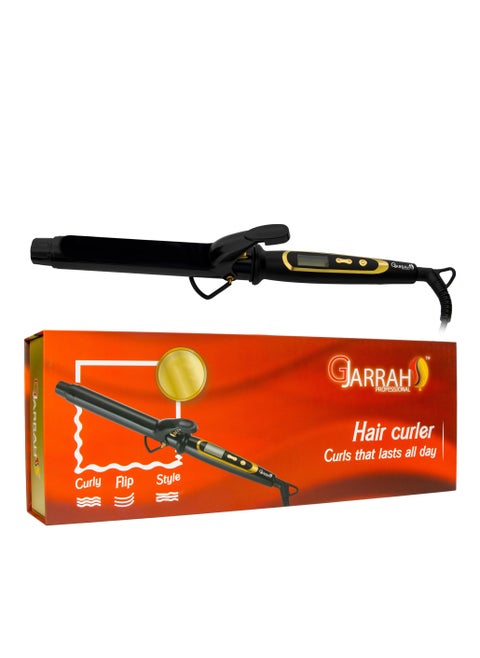 Gjarrah Professional 22mm Ceramic Curling Iron - Advanced Heating Technology for Perfect Long-Lasting Curls